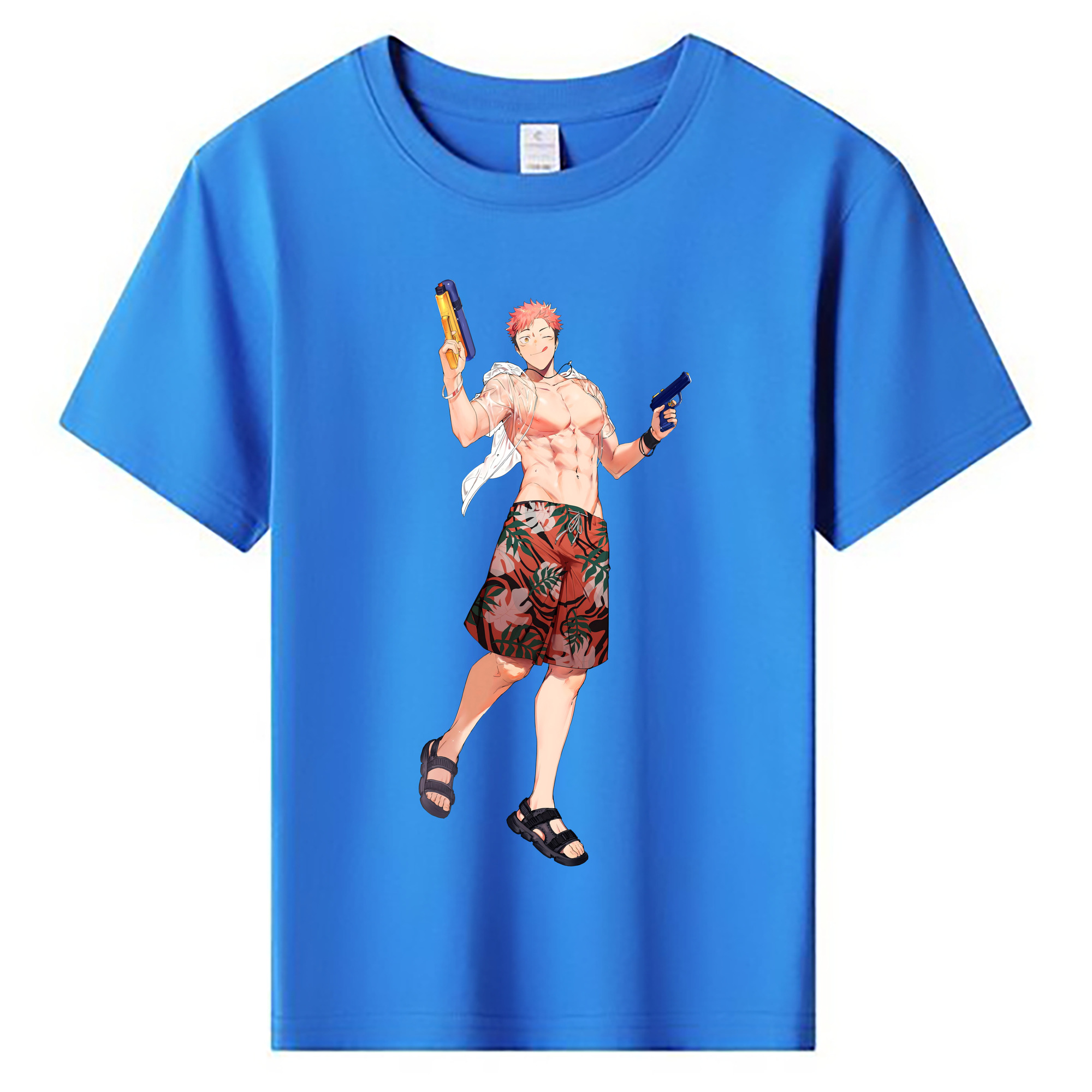 （画像用） 呪術廻戦 Jujutsu Kaisen 綿100％キッズTシャツ（フロントプリント）